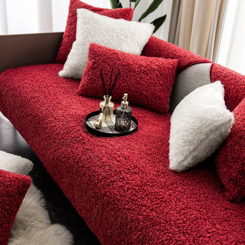 Warm Fleece Furniture Protector – Luxury Non-Slip Sofa Mat