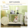 PawHut Dog Crate End Table | Stylish Kennel & Side Table Combo | for Small/Medium Dogs